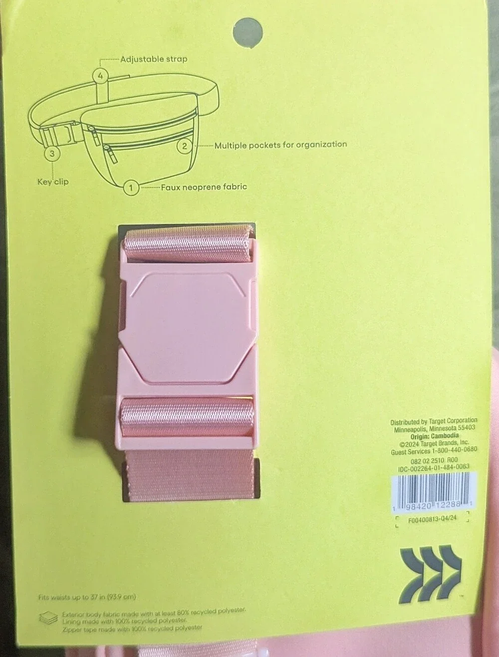 All In Motion Premium Belt Bag - Blush